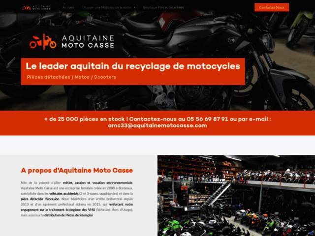 › Voir plus d'informations : Aquitaine Moto Casse