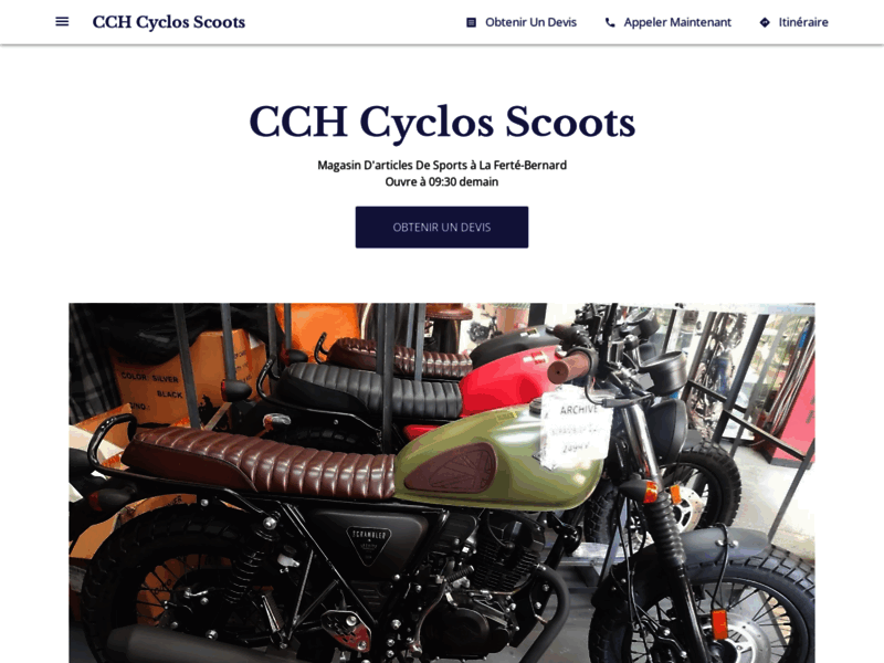 › Voir plus d'informations : CCH Cyclos Scoots