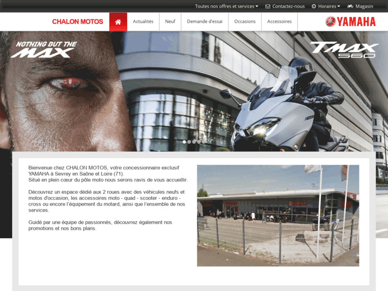 › Voir plus d'informations : Chalon Motorcycles Yamaha Dealers