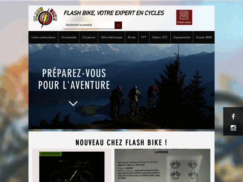 › Voir plus d'informations : Flash Bike