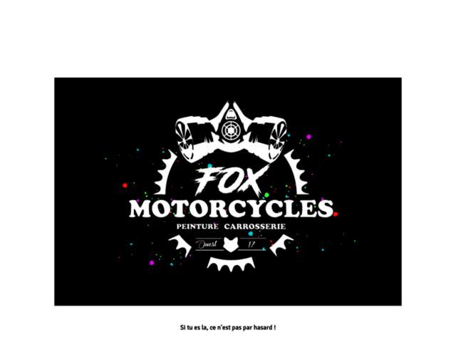 › Voir plus d'informations : Fox Motorcycle