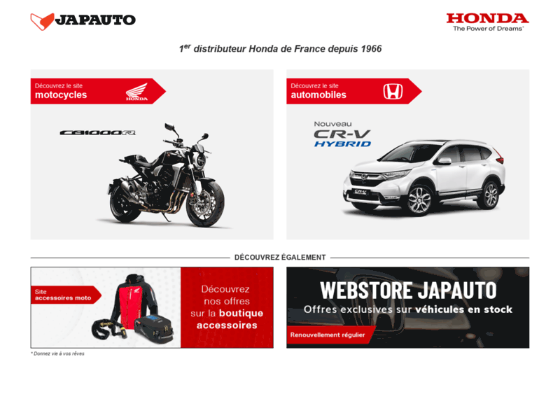 › Voir plus d'informations : Japauto Moto