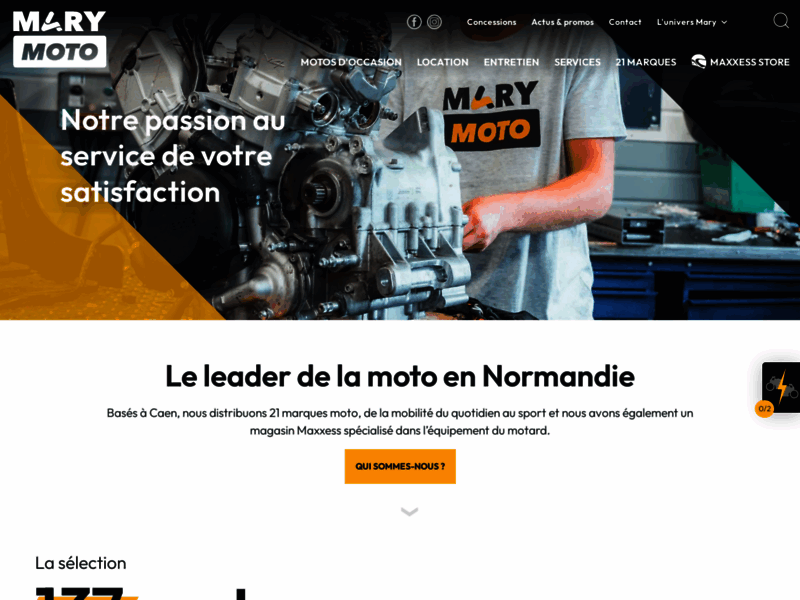 › Voir plus d'informations : Motocité Suzuki Caen - Mary Moto