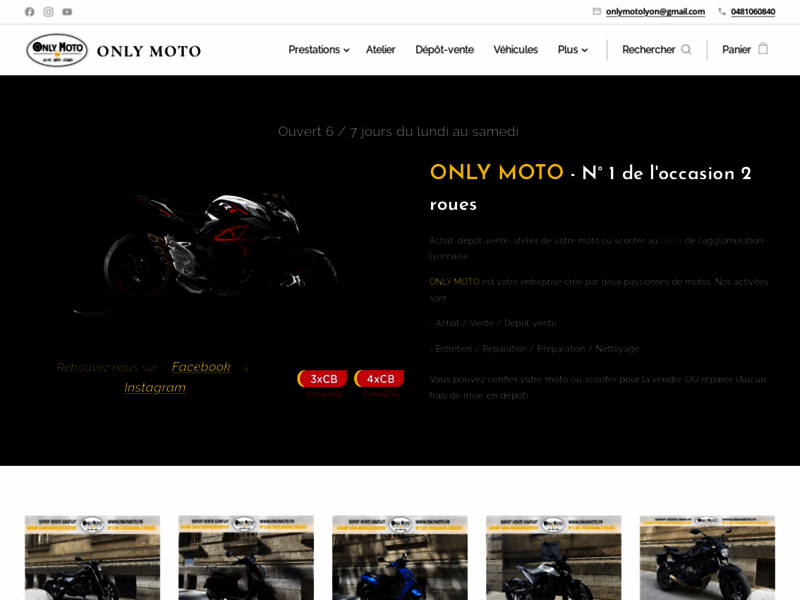 › Voir plus d'informations : Only Moto
