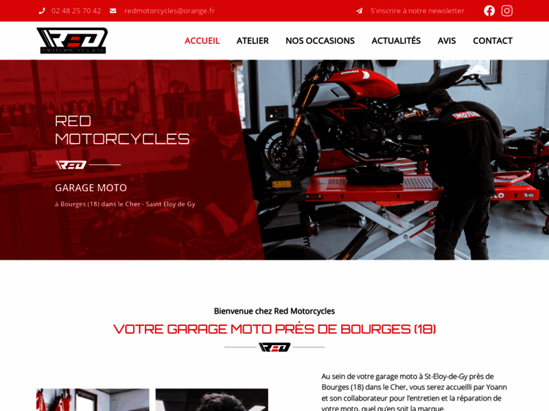 › Voir plus d'informations : Red Motorcycles