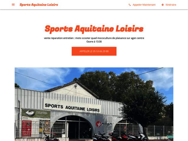 › Voir plus d'informations : Sports Aquitaine Loisirs