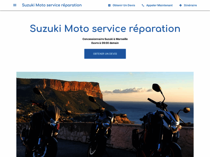 › Voir plus d'informations : Suzuki Moto service réparation