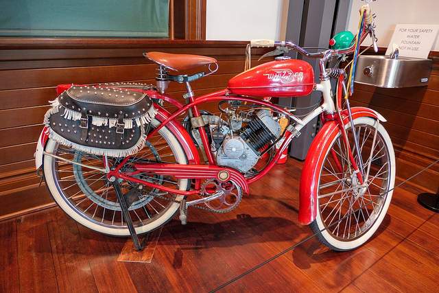 1955 Schwinn Whizzer motorized bicycle