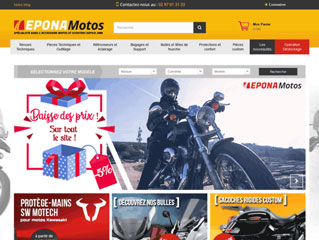 Epona Motos, vente en ligne d'équipements moto
