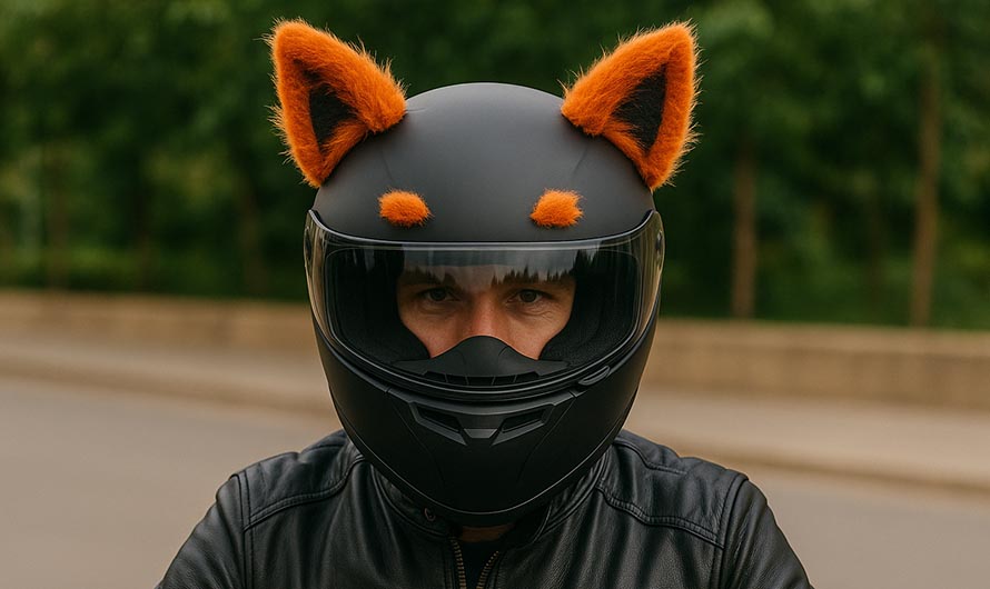 Accessoire casque moto fun