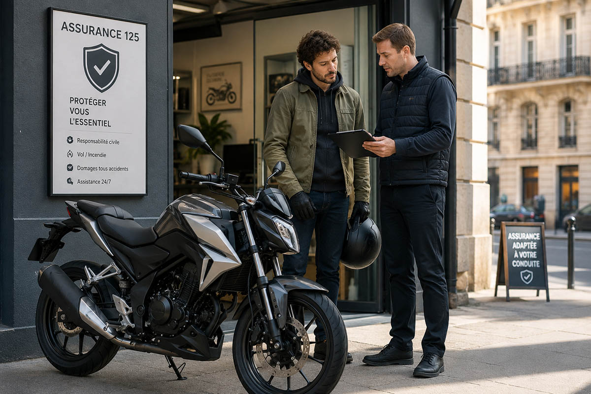 Assurance pour moto de 125 cc