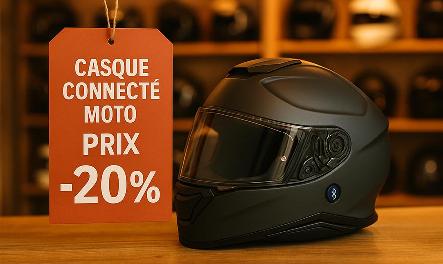Casque connecté moto prix