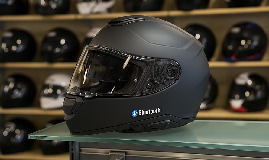 Casque moto connecté bluetooth