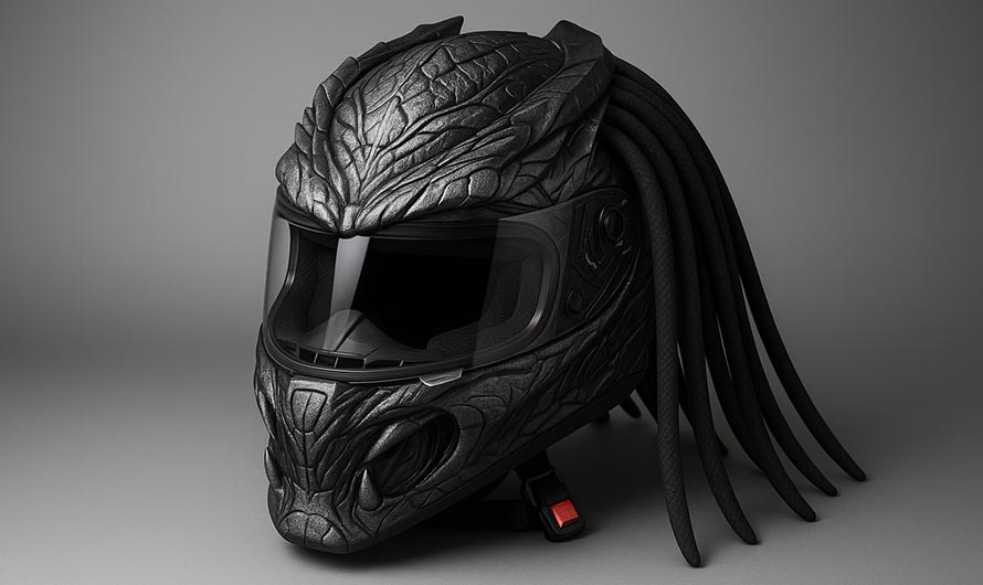 Casque moto insolite homologué