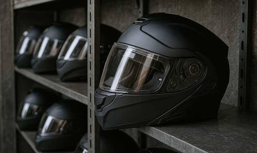 Casque moto modulable