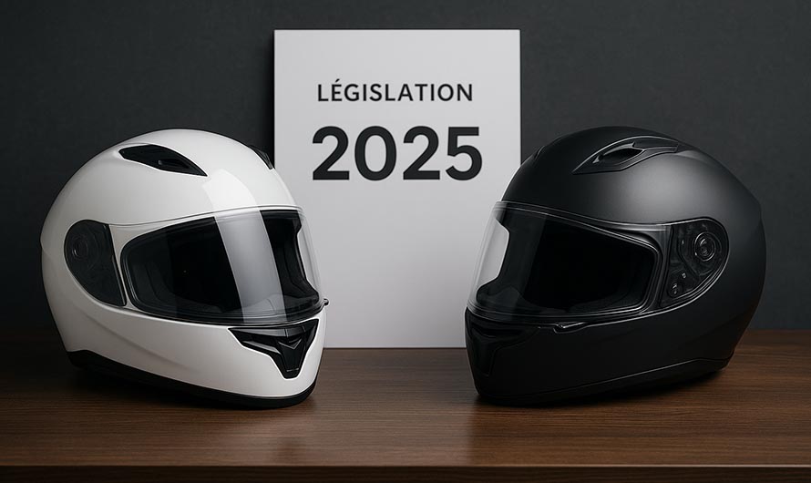 Casque moto nouveauté législation 2025