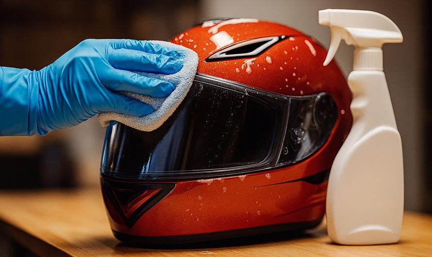 Comment nettoyer son casque de moto 