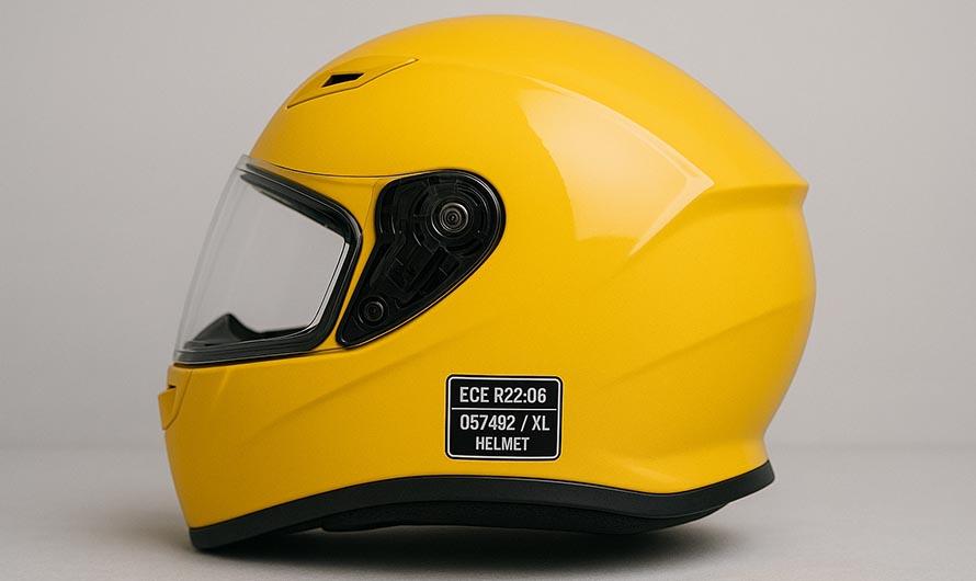 Homologation casque moto