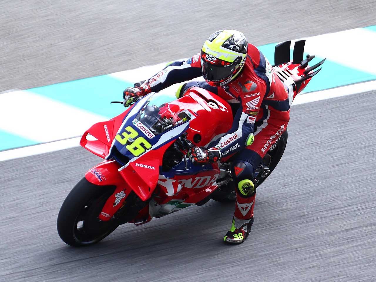 Joan Mir sur une Honda HRC Castrol en MotoGP lors du Grand Prix de Malaisie 2025