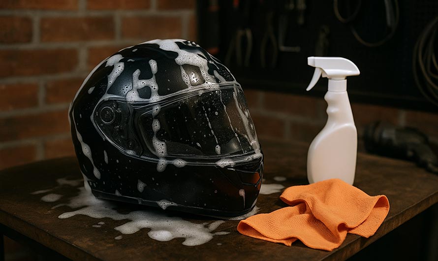Nettoyer casque de moto