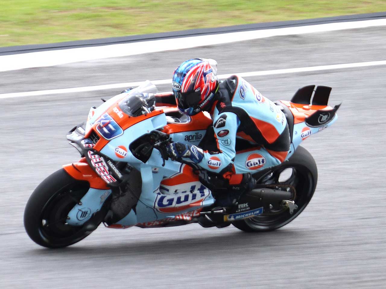 Pilote Ai Ogura du team Trackhouse Racing en MotoGP lors du Grand Prix de Malaisie 2025