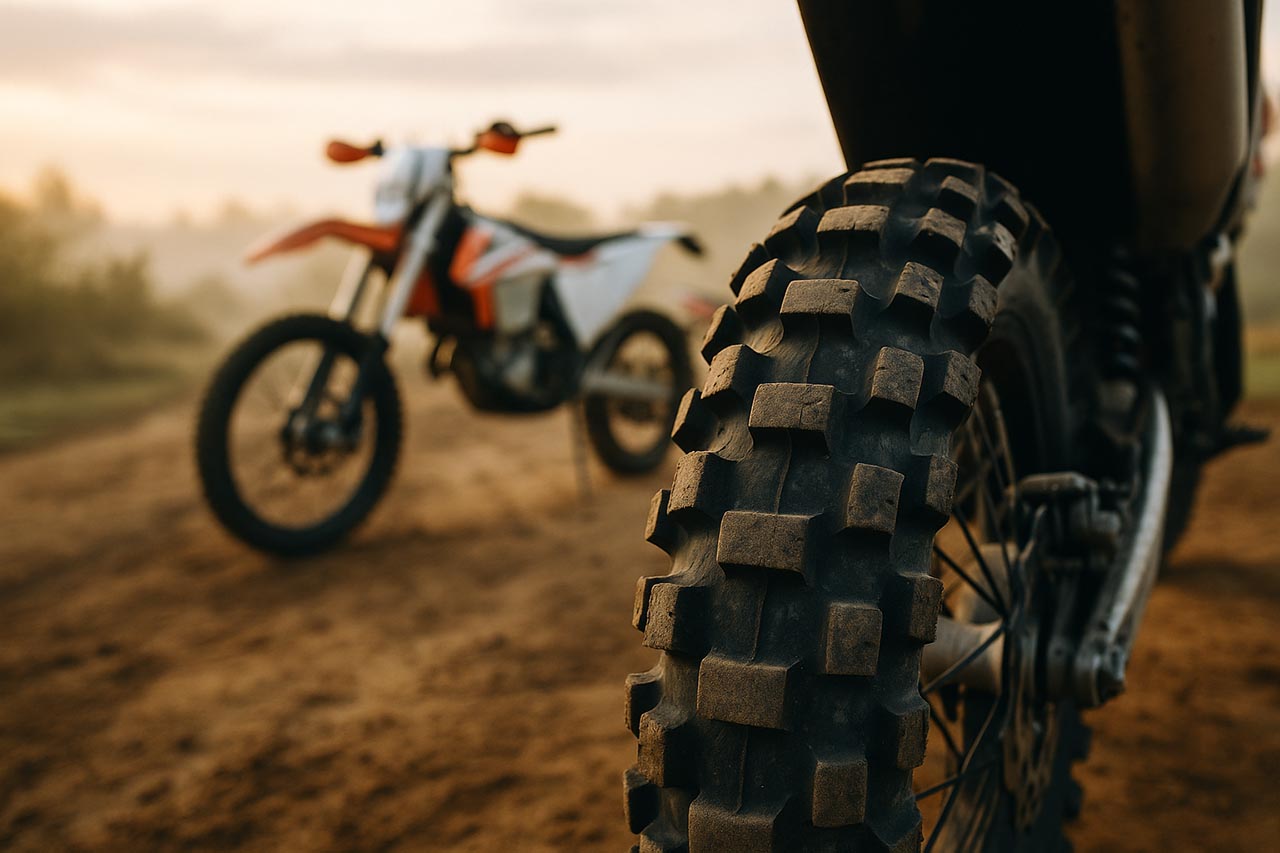 Pneu moto tout terrain