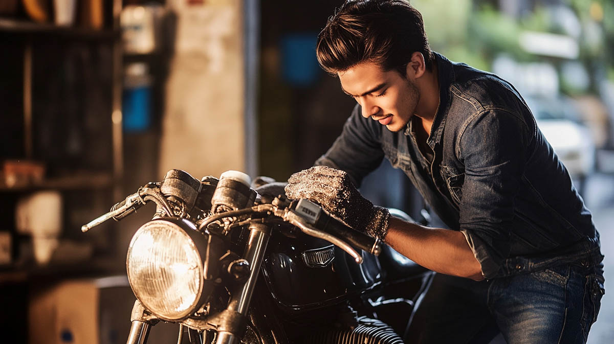 Comment bien nettoyer sa moto avec une chamoisine