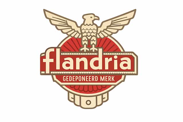 Logo marque moto FLANDRIA (Belgique)
