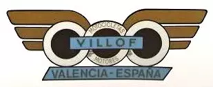 Logo marque moto VILLOF (Espagne)