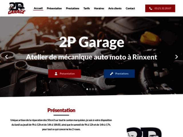 › Voir plus d'informations : 2P GARAGE