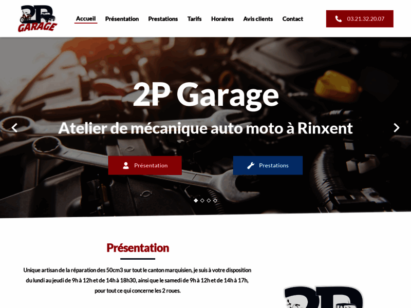 › Voir plus d'informations : 2P GARAGE