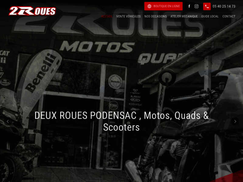 › Voir plus d'informations : Moto Axxe Podensac | Deux Roues / 2 Roues