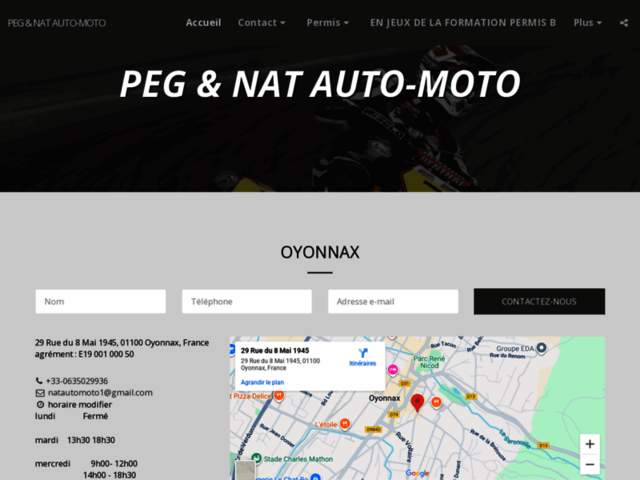 › Voir plus d'informations : Peg Nat Auto-Moto