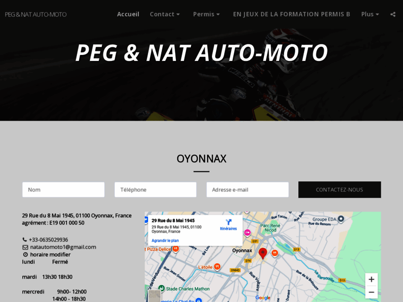 › Voir plus d'informations : Peg Nat Auto-Moto