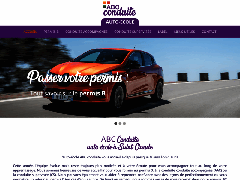 › Voir plus d'informations : Abc Conduite