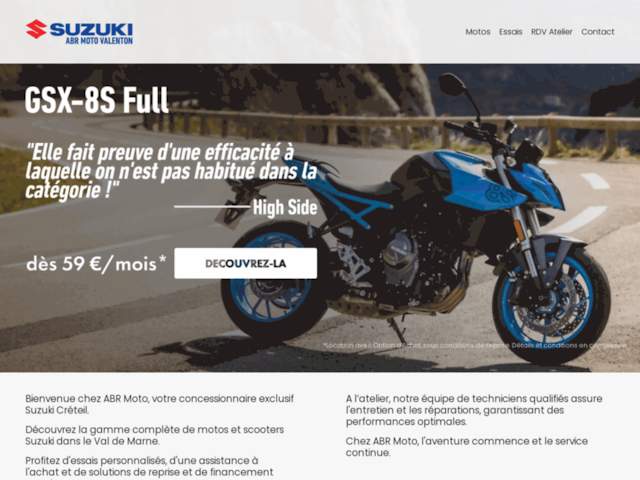 ABR moto SUZUKI