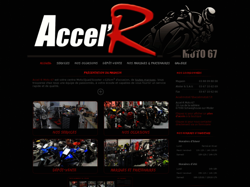 › Voir plus d'informations : Accel-R Moto 67