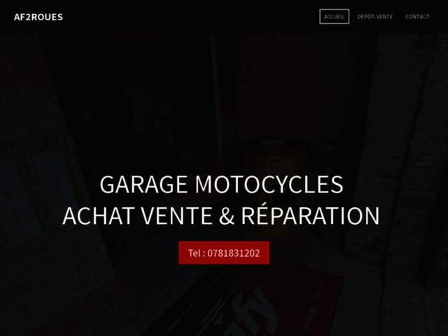 › Voir plus d'informations : AF2Roues
