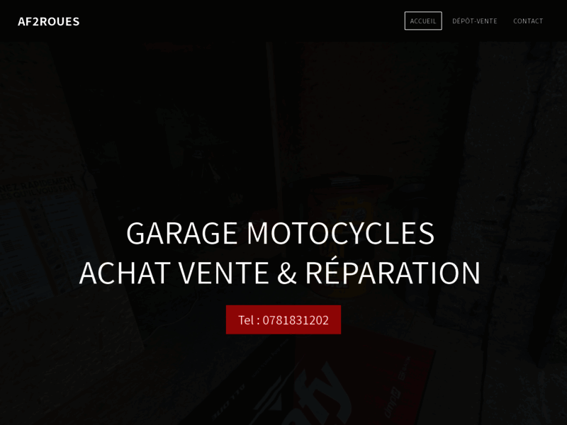 › Voir plus d'informations : AF2Roues