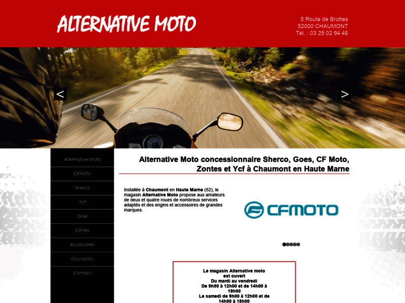 › Voir plus d'informations : Alternative Moto