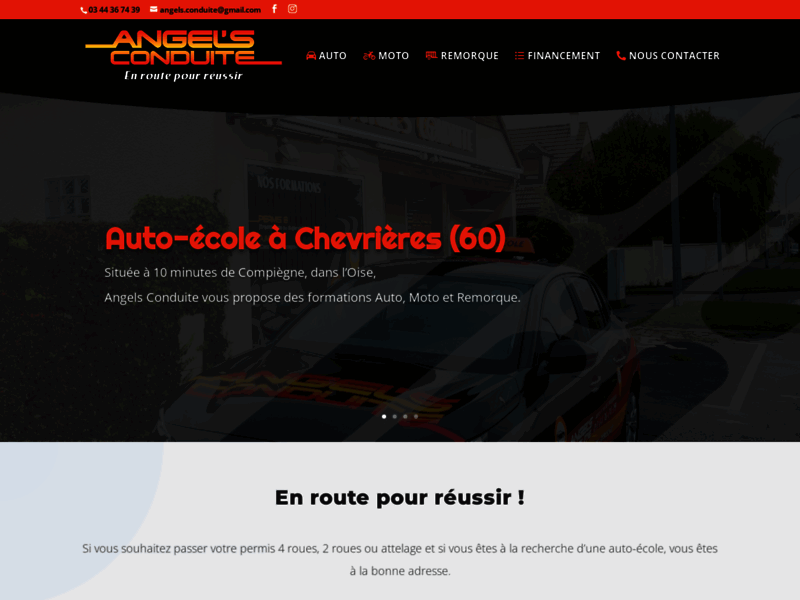› Voir plus d'informations : Angel's Conduite Auto École, Moto Et Remorque