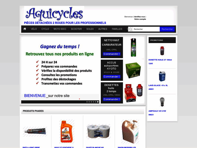 › Voir plus d'informations : Aquicycles