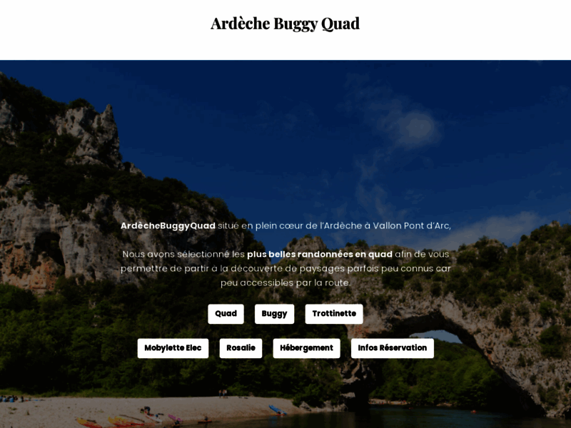 › Voir plus d'informations : Ardèche Buggy Quad