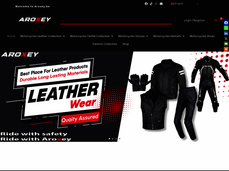 › Voir plus d'informations : Aroxey magasin de vetements de moto