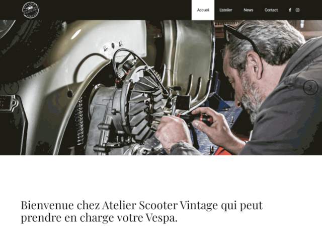 Atelier Scooter Vintage Vespa
