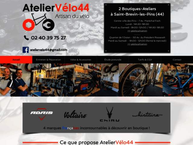 › Voir plus d'informations : Atelier Vélo 44