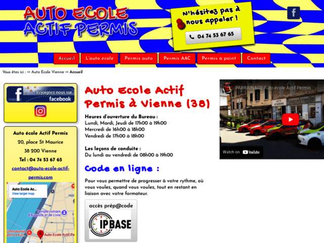 › Voir plus d'informations : Auto Ecole Active Permits