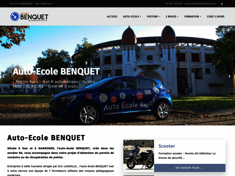 › Voir plus d'informations : Driving School Benquet