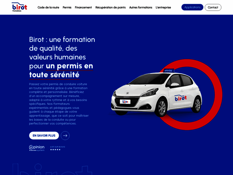 › Voir plus d'informations : Driving School Birot