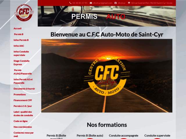 › Voir plus d'informations : Cfc Auto-Moto De Saint-Cyr